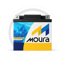 Bateria para Moto MOURA 12V 5 Amperes (Honda Biz, Biz pop, Cg, Fan, Bros, Ybr, Xtz)
