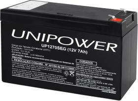 Bateria para nobreak interna selada 12V 7,0AH UP1270SEG - Unipower