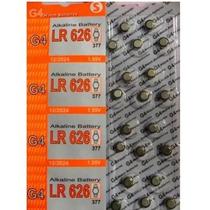Bateria Para Relogios G4 LR626 377 Ag4 1,55V 1 Cartela Com 20 unidades Bateria Para Relogios G4 LR626 377 Ag4 1,55V 1 Cartela Com 20 unidades