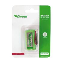 Bateria Para Telefone Sem Fio 2,4v 600mah Aaa Dura Muito+ - GREEN