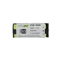 Bateria Para Telefone Sem Fio Flex Fx-105 2.4v 830mAh