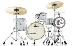 Bateria Pearl Midtown Series Satin White com Bumbo 16, 1 Tom, Surdo e Caixa (Shell Pack)