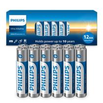 Bateria PHILIPS AAA Ultra Alcalina de 1,5 V, pacote com 12 anos Bateria PHILIPS AAA Ultra Alcalina de 1,5 V, pacote com 12 anos