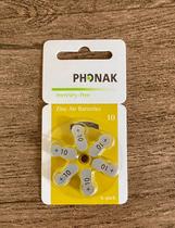 Bateria Phonak P10 / Pr70 para Aparelho Auditivo (PRODUTO ORIGINAL)