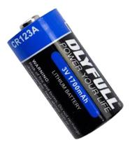 Bateria Pilha 3V Cr123A 1700Mah Dlyfull - Cartela 1 Und