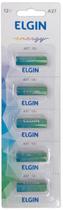 Bateria Pilha Alcalina 12V Com 5 Unidades A27 Elgin Bateria Pilha Alcalina 12V Com 5 Unidades A27 Elgin