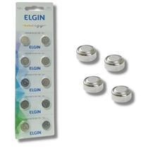 Bateria Pilha Alcalina Elgin 1.5V LR54 / AG10 cartela com 10 unidades Bateria Pilha Alcalina Elgin 1.5V LR54 / AG10 cartela com 10 unidades
