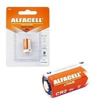 Bateria Pilha De Lithium Cr2 3v Cartela 01 Unidade Alcalina - Alfacell