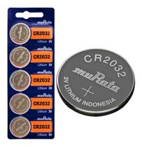 Bateria Pilha Moeda Cr2032 Lithium Litio 3v Cartela Com 5 Pçs Murata