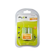 Bateria / pilha recarrega vel c/2 unid. mod. "flex" fx-aa27b2 - LEHMOX