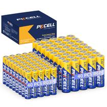 Bateria PKCELL AA e AAA de 1,5 V de carbono de alto desempenho (80)