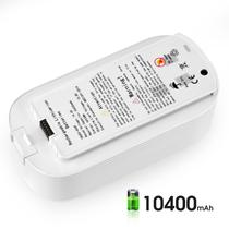 Bateria portátil compatível com VARON NT-2/VP-2 para concentradores de oxigênio - 16 células, 14,4 V, 10400 mAh, alta capacidade Bateria portátil compatível com VARON NT-2/VP-2 para concentradores de oxigênio - 16 células, 14,4 V, 10400 mAh, alta capacidade