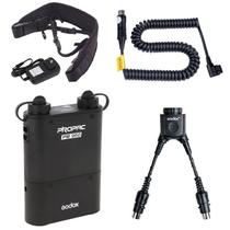 Bateria Portátil de Energia Flash para Canon e Nikon - Pacote Extendido