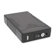 Bateria Portátil Recarregável de Lítio 12V/6000mAh para Câmeras de CCTV e LED Strip - Preto
