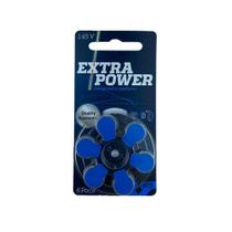 Bateria power one p44 com 06 unidades p/ aparelho auditivo - EXTRA POWER