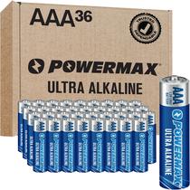 Bateria Powermax AAA, pacote com 36, de duração ultralonga de 10 anos Bateria Powermax AAA, pacote com 36, de duração ultralonga de 10 anos