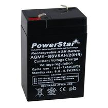 Bateria PowerStar 6V 5Ah SLA AGM Recarregável Bateria PowerStar 6V 5Ah SLA AGM Recarregável