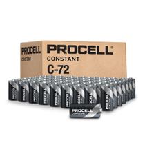 Bateria PROCELL Constant C 1,5 V alcalina, pacote 72, pacote de 10 anos Bateria PROCELL Constant C 1,5 V alcalina, pacote 72, pacote de 10 anos