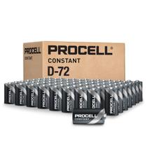 Bateria PROCELL Constant D de 1,5 V alcalina (pacote com 72) Bateria PROCELL Constant D de 1,5 V alcalina (pacote com 72)