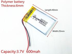 Bateria Rastreador 6mmx25mmx40mm - Bateria Rastreador 6mmx25mmx40mm -