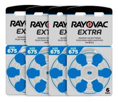 Bateria Rayovac 675 Original Kit com 5 Cartelas Longa Duração