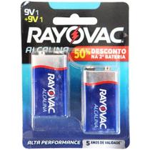 BATERIA RAYOVAC 9V - 2 UNIDADES - 50 DE DESCONTO NA 2ª - Microlite s/a BATERIA RAYOVAC 9V - 2 UNIDADES - 50 DE DESCONTO NA 2ª - Microlite s/a