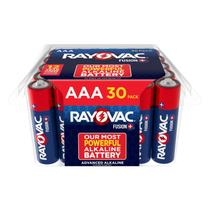 Bateria Rayovac Fusion AAA Premium Alcalina, pacote com 30