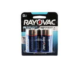 Bateria Rayovac High Energy D Cell Alkaline, pacote com 2 unidades Bateria Rayovac High Energy D Cell Alkaline, pacote com 2 unidades