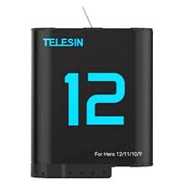 Bateria Recarregável 1750Mah Gopro 12/11/10/9 Black Telesin Bateria Recarregável 1750Mah Gopro 12/11/10/9 Black Telesin
