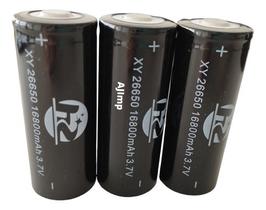 Bateria Recarregável 26650 4,2v Li-ion + Carregador - X900