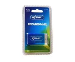 Bateria Recarregável 9 Volts Knup 9v 450mah