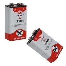 Bateria Recarregavel 9v 240mah Mox Bateria Recarregavel 9v 240mah Mox