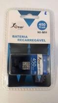 Bateria Recarregavel 9v 450mah Knup