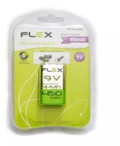 Bateria Recarregavel 9v Flex 450 mAh