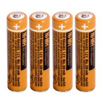 Bateria Recarregável AAA 1,2V 550mAh Ni-MH - Pacote com 4 Unidades Bateria Recarregável AAA 1,2V 550mAh Ni-MH - Pacote com 4 Unidades