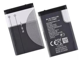 Bateria recarregável BL-5C para caixa de som, celular e mini teclado