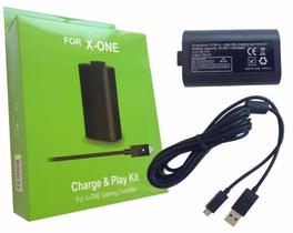 Bateria Recarregável Compatível Com Controle Sem Fio Xbox One Xbox Series C/ Cabo de Recarga USB - X-One
