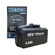 Bateria Recarregável de Lithium 18V 4.0Ah WS9940 Linha Wesco