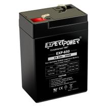 Bateria recarregável ExpertPower 6V 5Ah SLA com certificações ISO