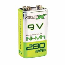 Bateria Recarregável FLEX GOLD 9V 280 mAh Blister com 1 unidade - 7952 - Flexgold Bateria Recarregável FLEX GOLD 9V 280 mAh Blister com 1 unidade - 7952 - Flexgold