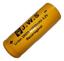 Bateria Recarregável Jws Original 26650 4,2v Para Lanterna Tática T9 P90 P50 12800mah super