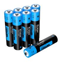 Bateria Recarregável Kratax AAA 1100mWh Pacote com 8 Unidades 1,5V Bateria Recarregável Kratax AAA 1100mWh Pacote com 8 Unidades 1,5V