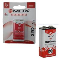 Bateria recarregavel mox 9v mo9v32