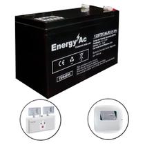 Bateria recarregável para central de alarme 12v Bateria recarregável para central de alarme 12v