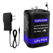 Bateria Recarregável para Lanterna TOPUSSE 6V 4.5AH LiFePO4 Bateria Recarregável para Lanterna TOPUSSE 6V 4.5AH LiFePO4