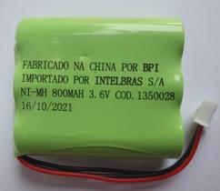 Bateria recarregavel para telefone sem fio intelbras cf-4000/5002 3,6v 800am - in480b 1350028