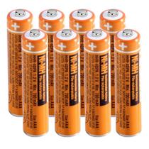 Bateria recarregável pingju NiMH AAA 1,2 V 700 mAh, pacote com 8 unidades Bateria recarregável pingju NiMH AAA 1,2 V 700 mAh, pacote com 8 unidades
