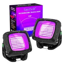Bateria recarregável Sayitwill Black Light 6000mAh, pacote com 2 unidades Bateria recarregável Sayitwill Black Light 6000mAh, pacote com 2 unidades
