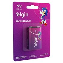 Bateria Recarregável Sonic 9V - Elgin Bateria Recarregável Sonic 9V - Elgin