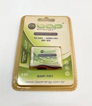 Bateria Recarregável Telefone 3,6v 400ma 2 Fios BAP-701